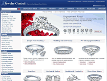 Tablet Screenshot of jewelrycentral.com